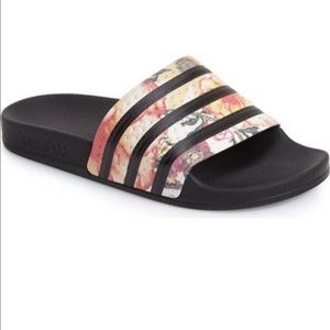 adidas floral sandals